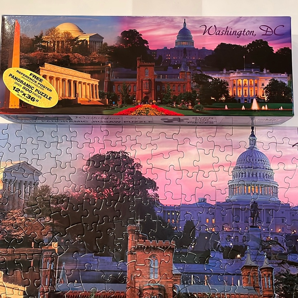 Washington D.C. Panoramic 500 Piece Puzzle
